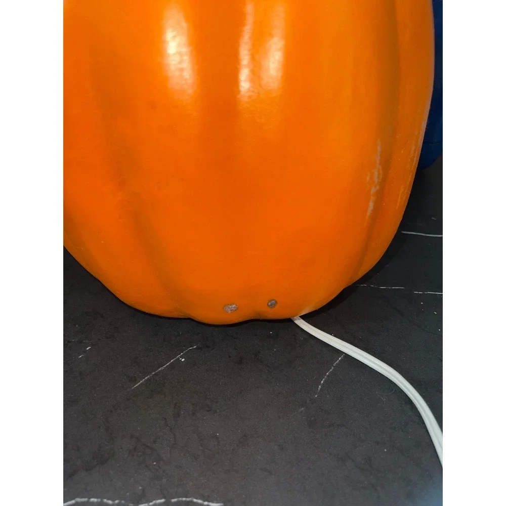 Vintage Jack O Lantern Blow Mold Pumpkin Light